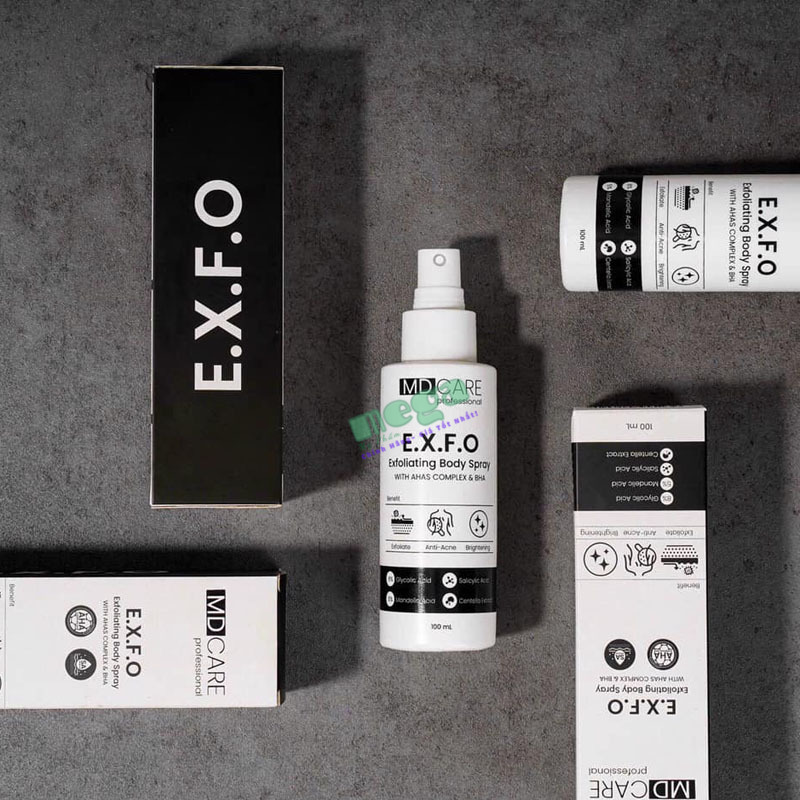MD CARE E.X.F.O Exfoliating Body Spray