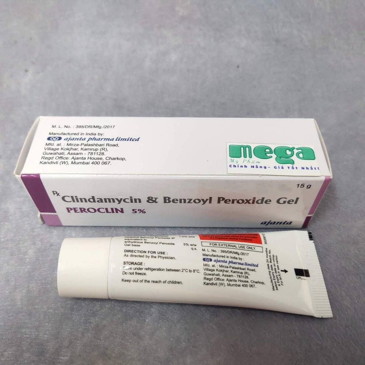 Clindamycin & Benzoyl Peroxide Gel