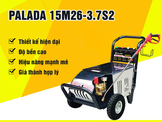 Máy Rửa Xe Cao Áp 3.7Kw Palada 15M26-3.7S2 3