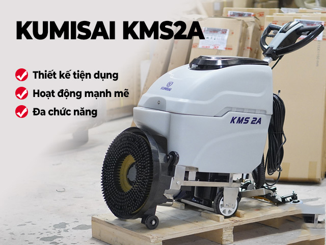 Máy Chà Sàn Liên Hợp Cánh Bướm Kumisai KMS2A 2