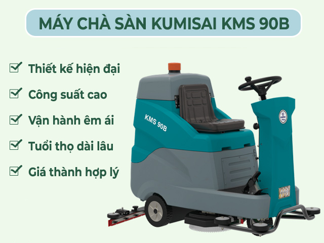 Máy Chà Sàn Liên Hợp Ngồi Lái Kumisai KMS 90B 3