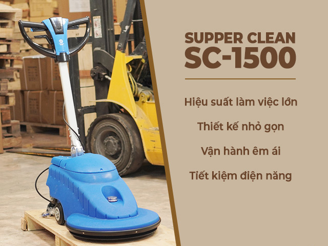 Máy Đánh Bóng Sàn Đá Công Nghiệp Supper Clean SC-1500