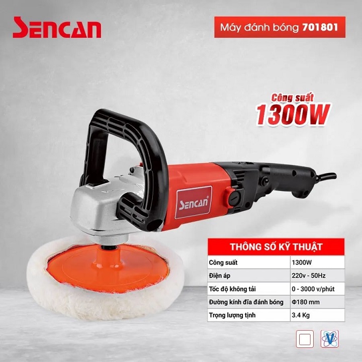 Máy Đánh Bóng Sencan 701801 1300W 1