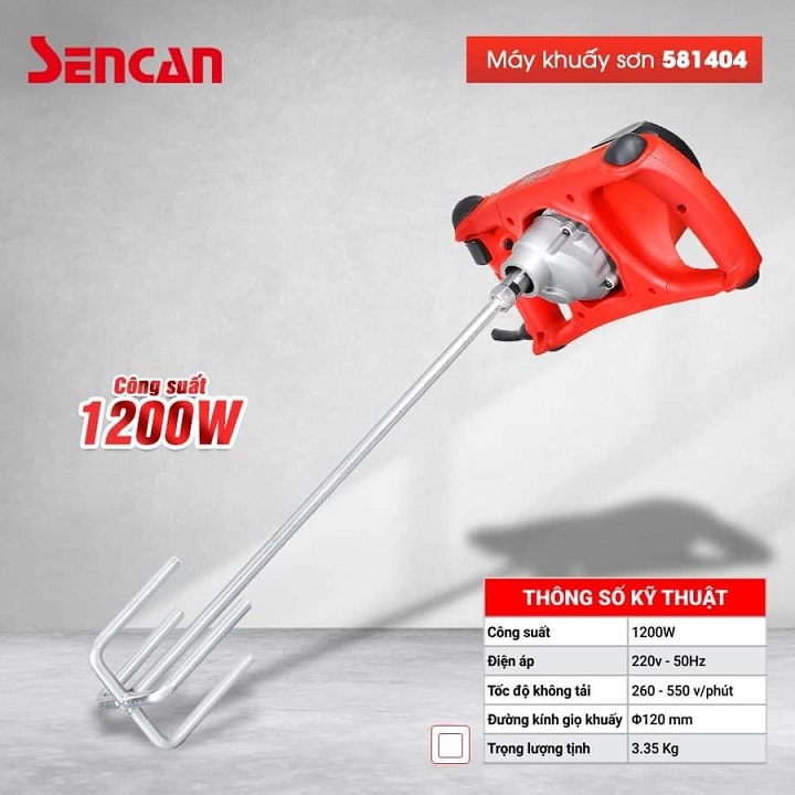 Máy Khuấy Sơn Sencan 581404 1200W 3