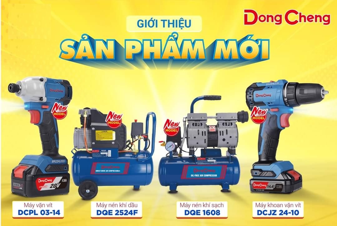 Máy Nén Khí Có Dầu Dongcheng DQE2524F 1500W 24L 2