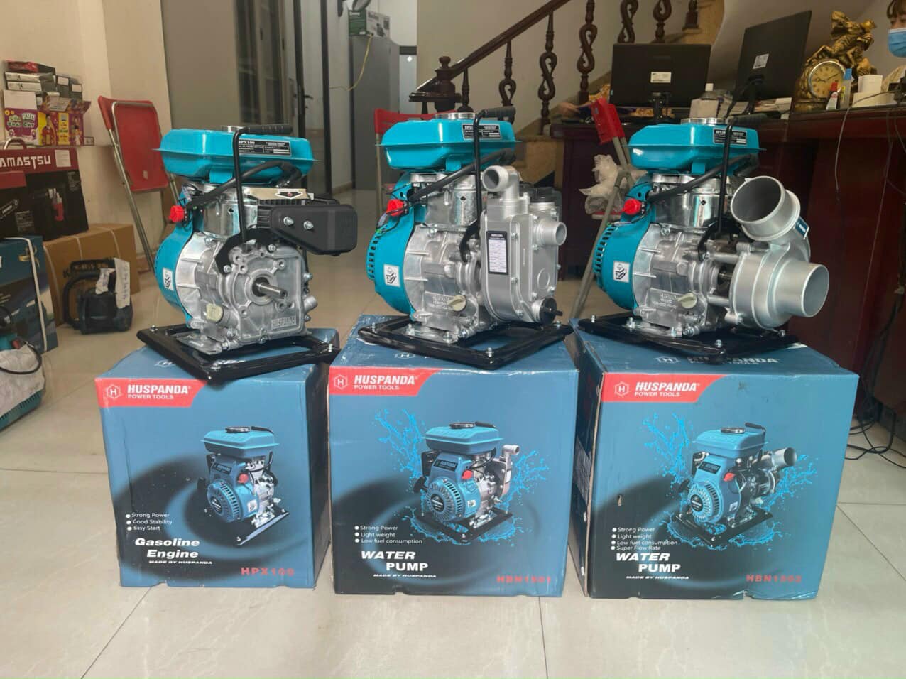 Máy Bơm Nước Huspanda 2.5HP HBN 1501 2