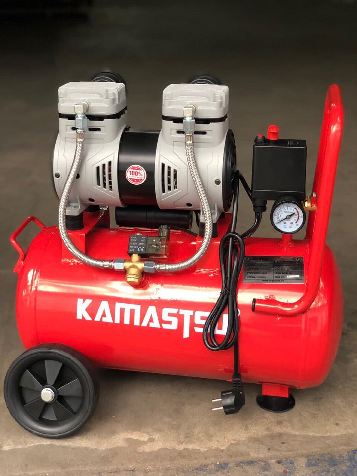 Máy Nén Khí Không Dầu 1300W Kamastsu 30L KKD 1300 1