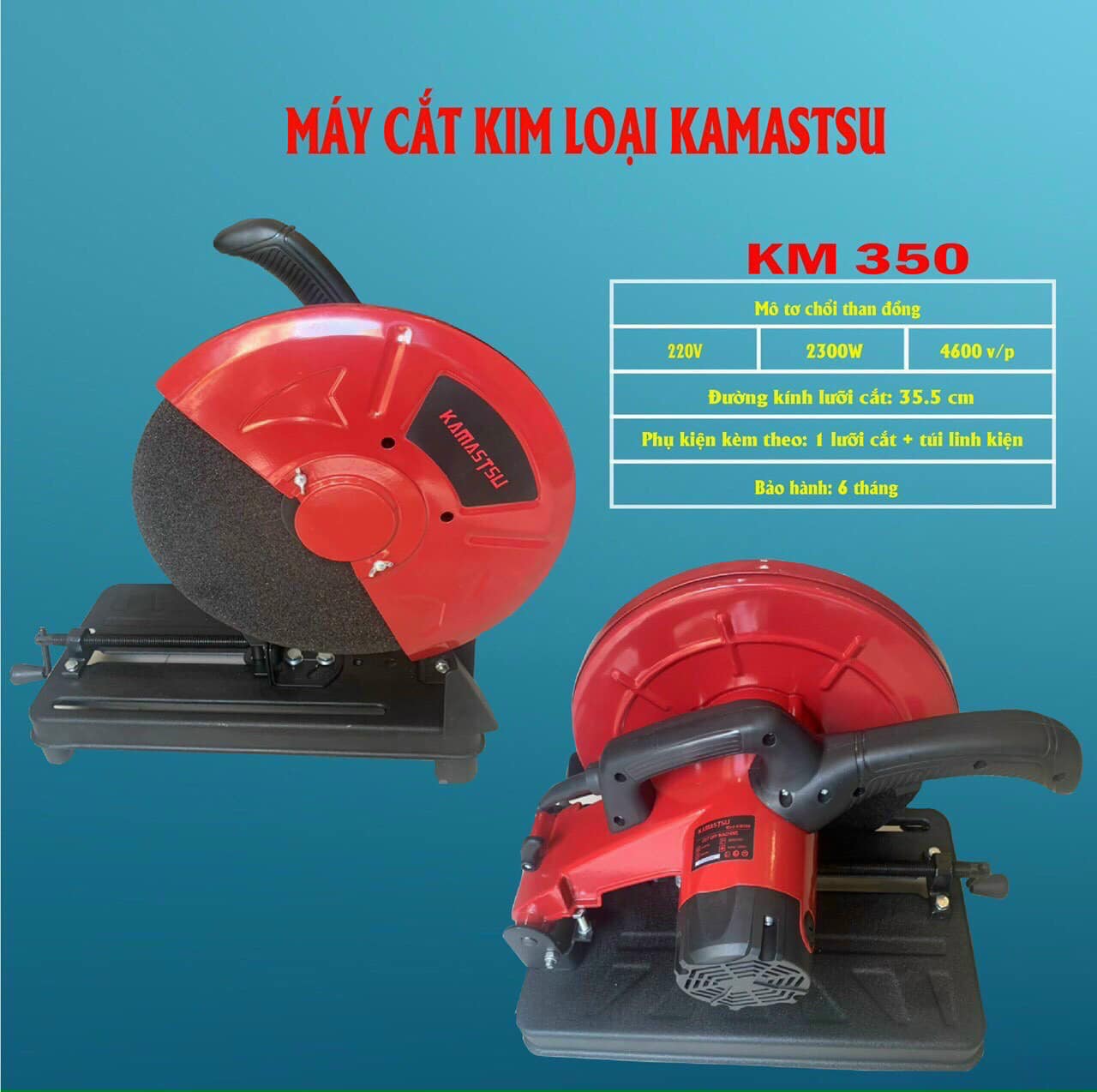 Máy Cắt Sắt 2300W Kamastsu KM-350