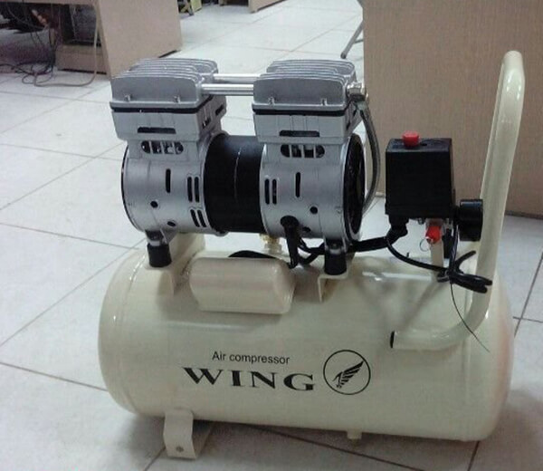 Máy Nén Khí Không Dầu Wing 1HP TW-OF750-25L 2