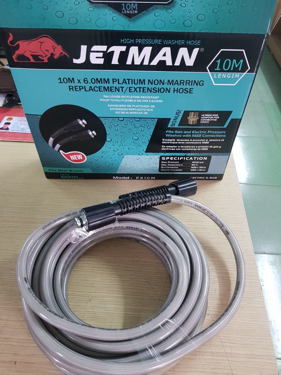 Dây Phun Xịt Jetman PX-10M Ren 22mm 2