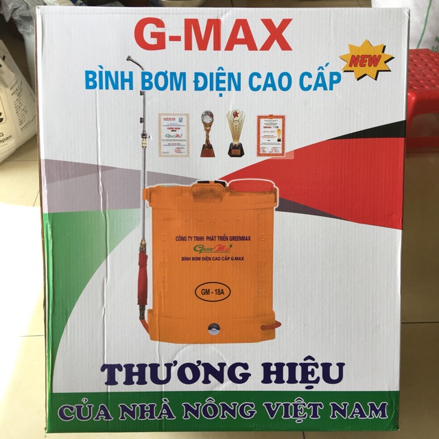 Bình Phun Xịt Điện 18L Gmax GM-18AA