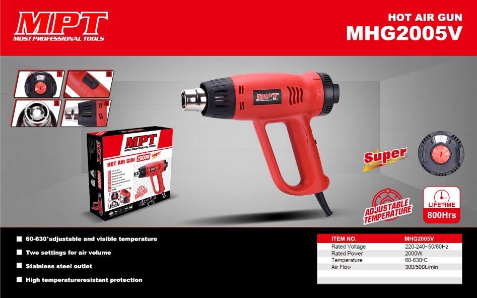 Máy Thổi Nhiệt 2000W MPT MHG2005V