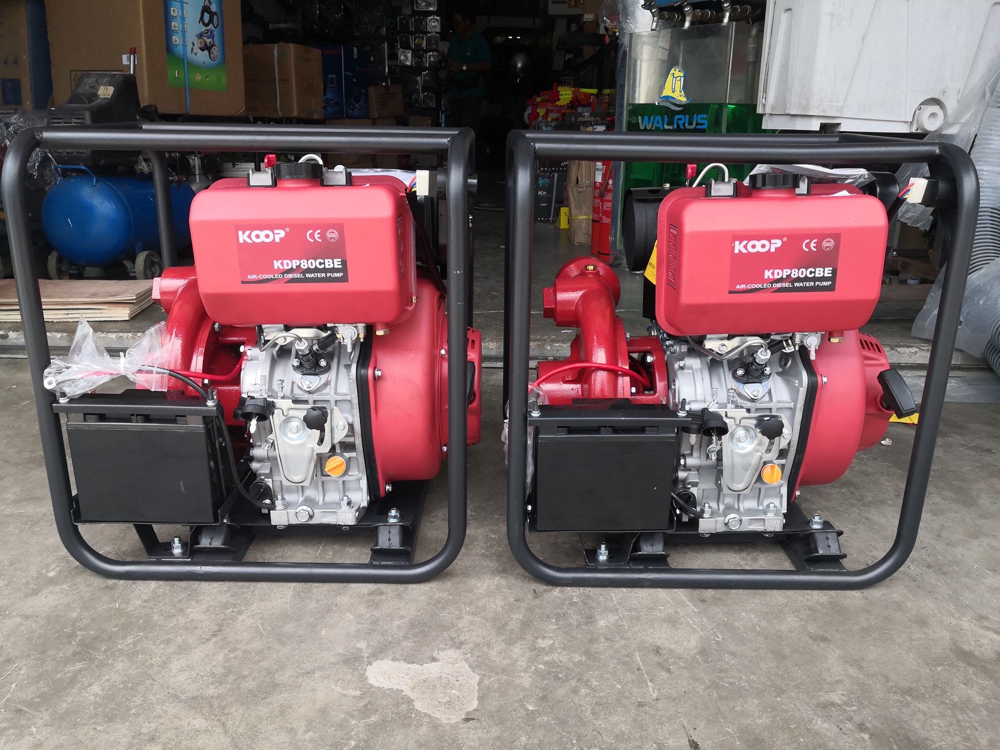 Máy Bơm Nước Chạy Dầu Cao Áp Koop 6.6kW KDP80CBE