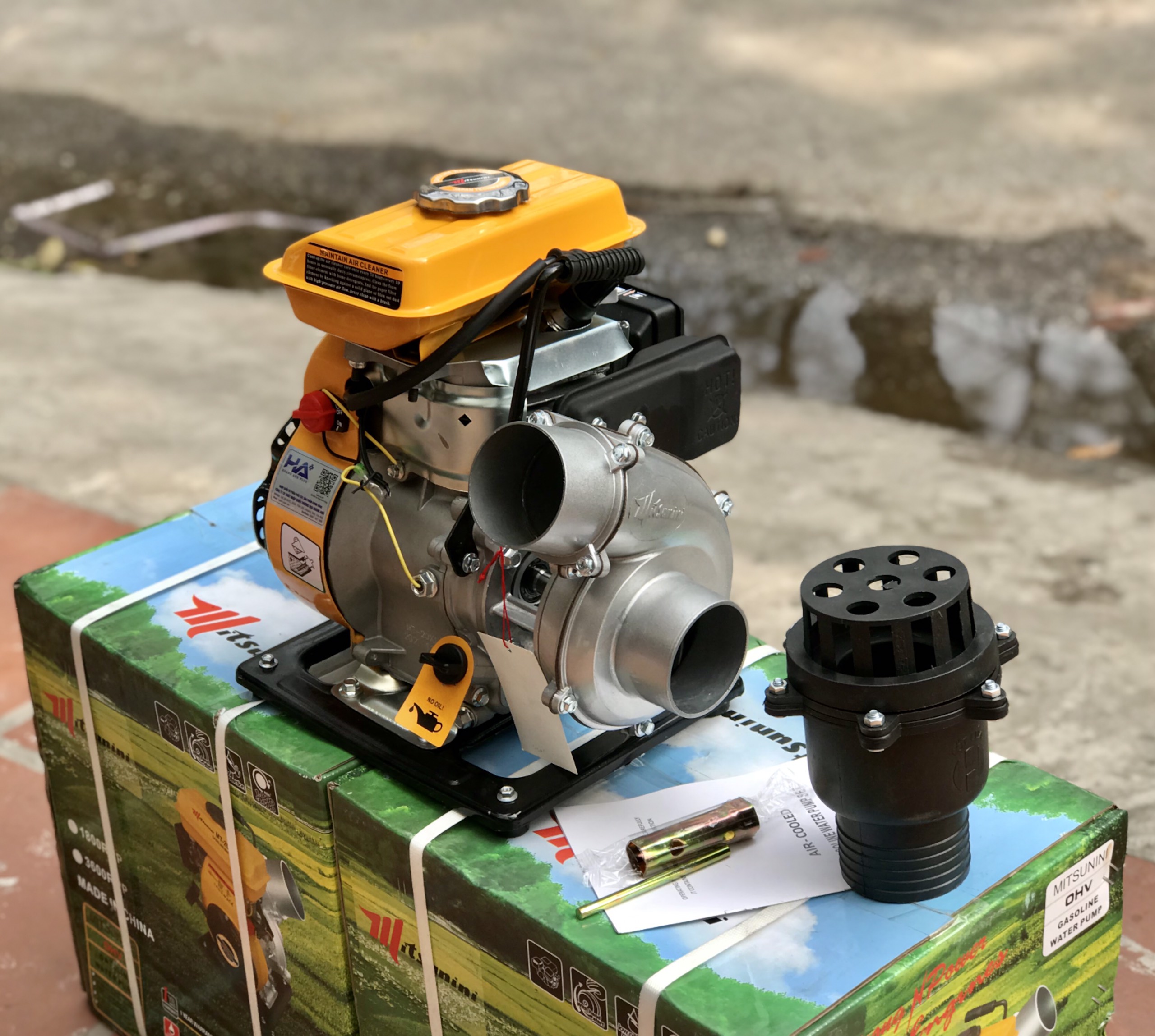 Máy Bơm Nước Chạy Xăng 1.9Hp Mitsunini MT-20XS 5