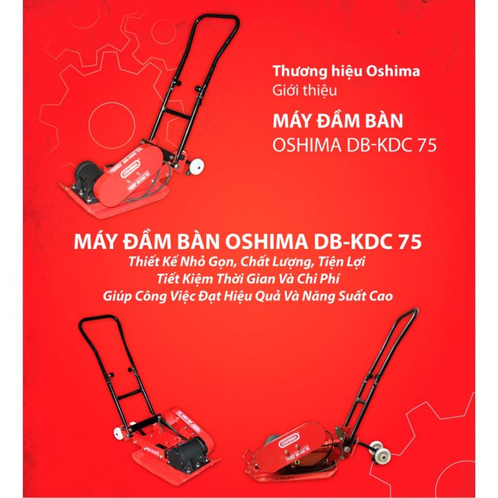 Máy Đầm Bàn Oshima DB-KDC-75 2