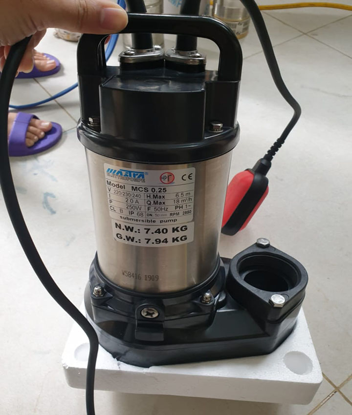 Máy Bơm Chìm Mastra 0.35HP MST 250