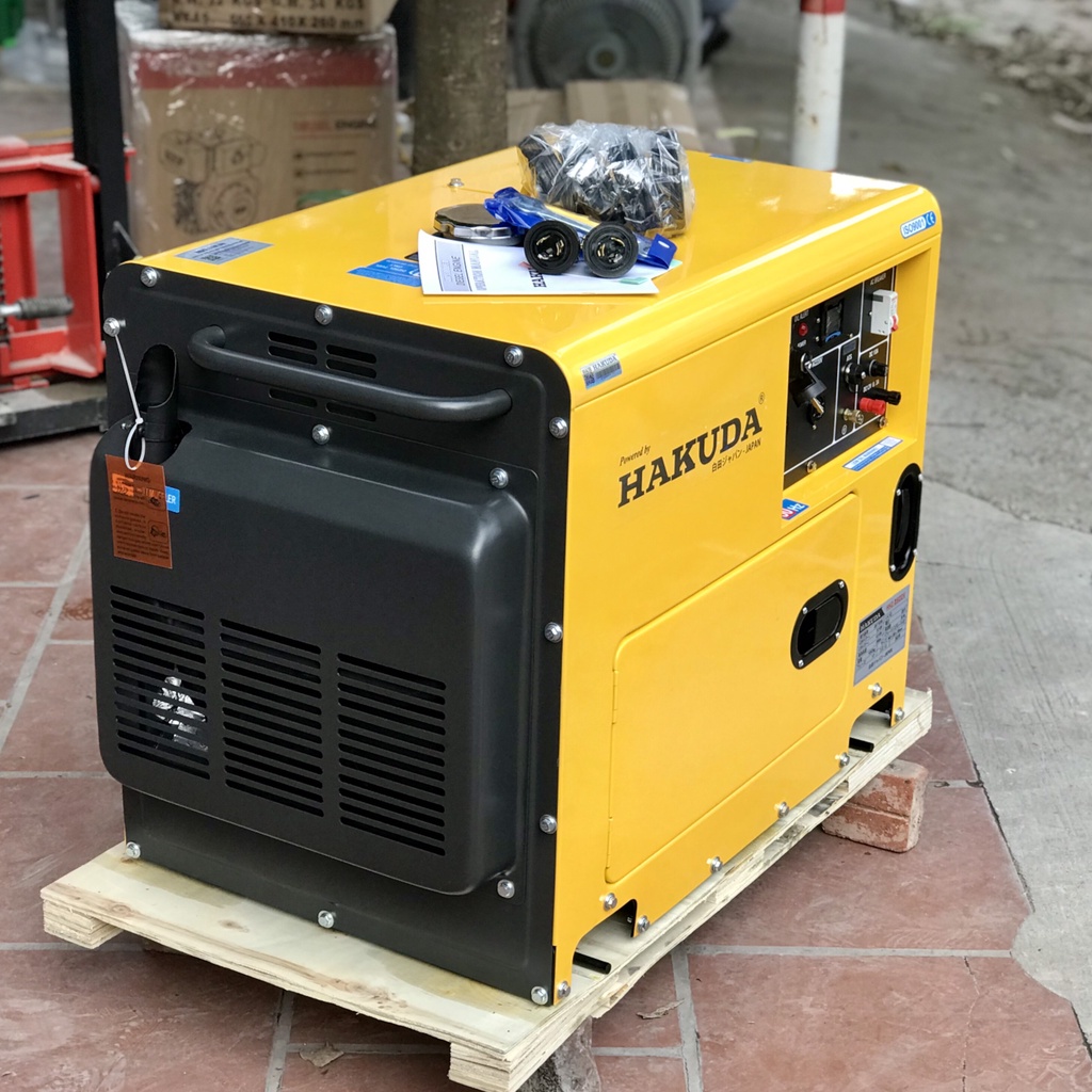 Máy Phát Điện Chạy Dầu 5Kw Hakuda HKD 6500V 10