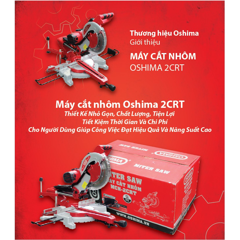 Máy Cắt Nhôm Trượt Oshima MCN-2CRT 2200W