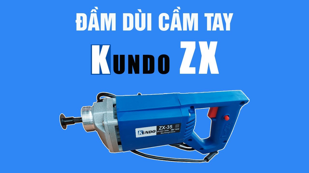 Máy Đầm Dùi Kundo ZX-90 1.3Kw 220V là sản phẩm