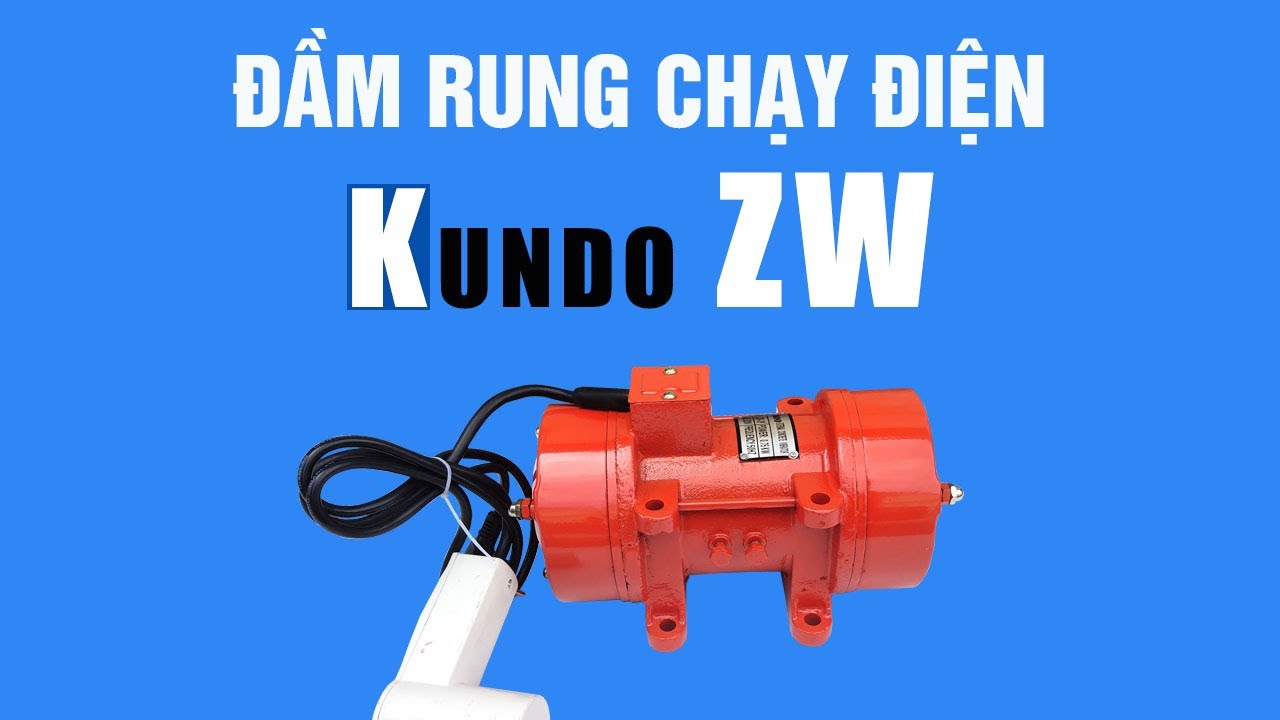 Máy Đầm Rung Kundo ZW-3P 0,75Kw 380V