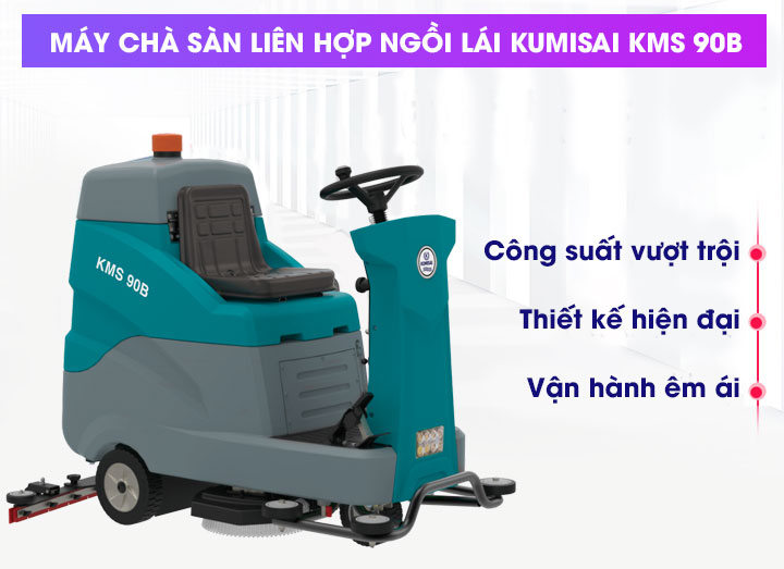 Máy Chà Sàn Liên Hợp Ngồi Lái Kumisai KMS 90B 7