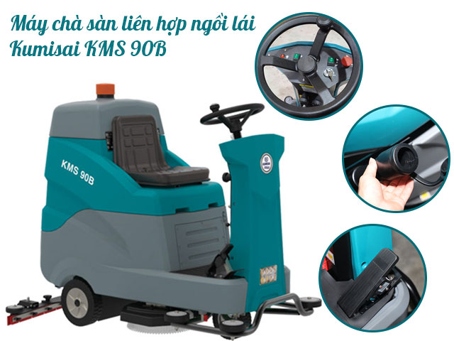 Máy Chà Sàn Liên Hợp Ngồi Lái Kumisai KMS 90B 5