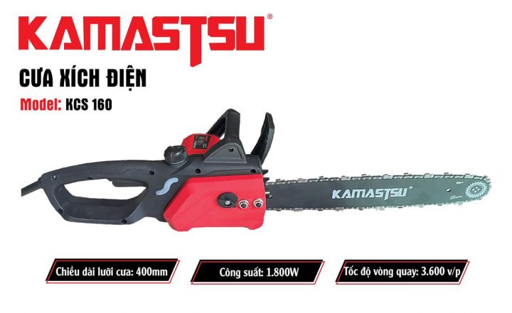 Máy Cưa Xích Điện Kamastsu KCS-160 1600W