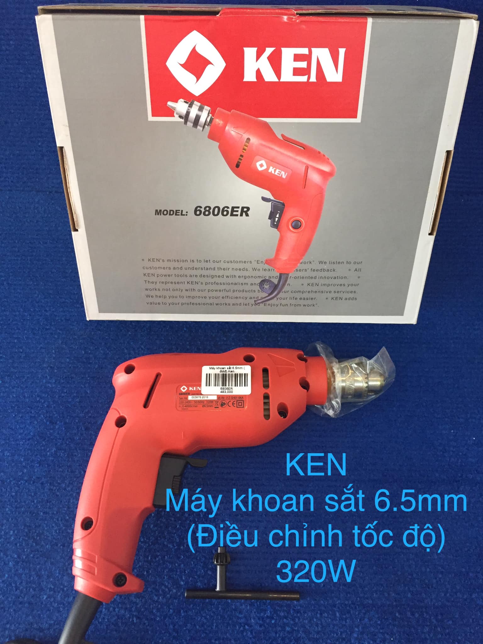 Máy Khoan Ken 6806ER 320W 3