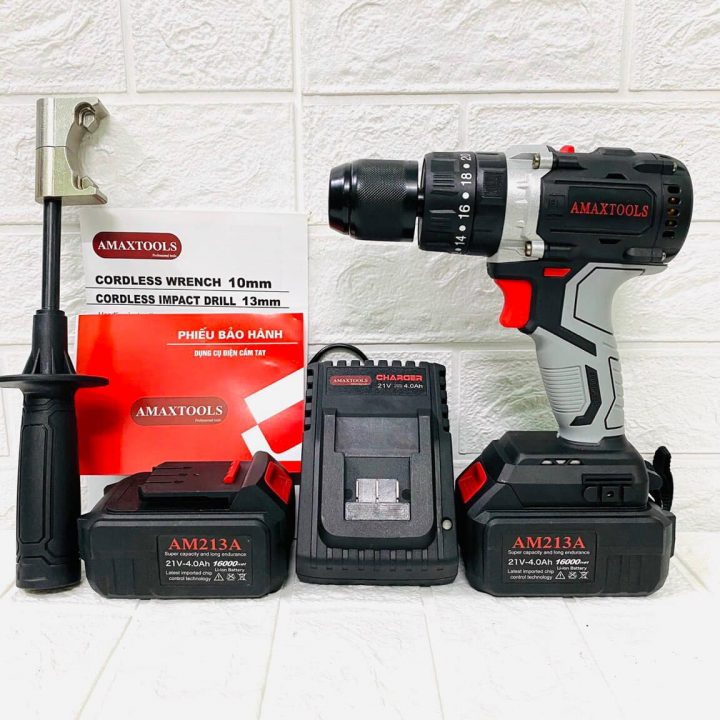 Máy Khoan Pin AmaxTools AM213A 21V\