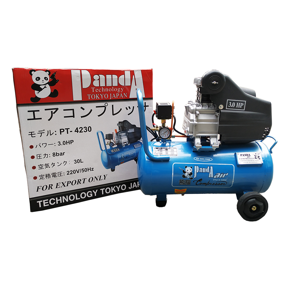 Máy Nén Khí Có Dầu Liền Trục Panda PT-4230 3HP 30L 4