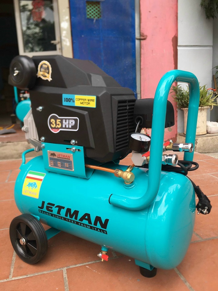 Máy Nén Khí Liền Trục 2 Tụ Jetman JM-30F 3.5HP 30L 5