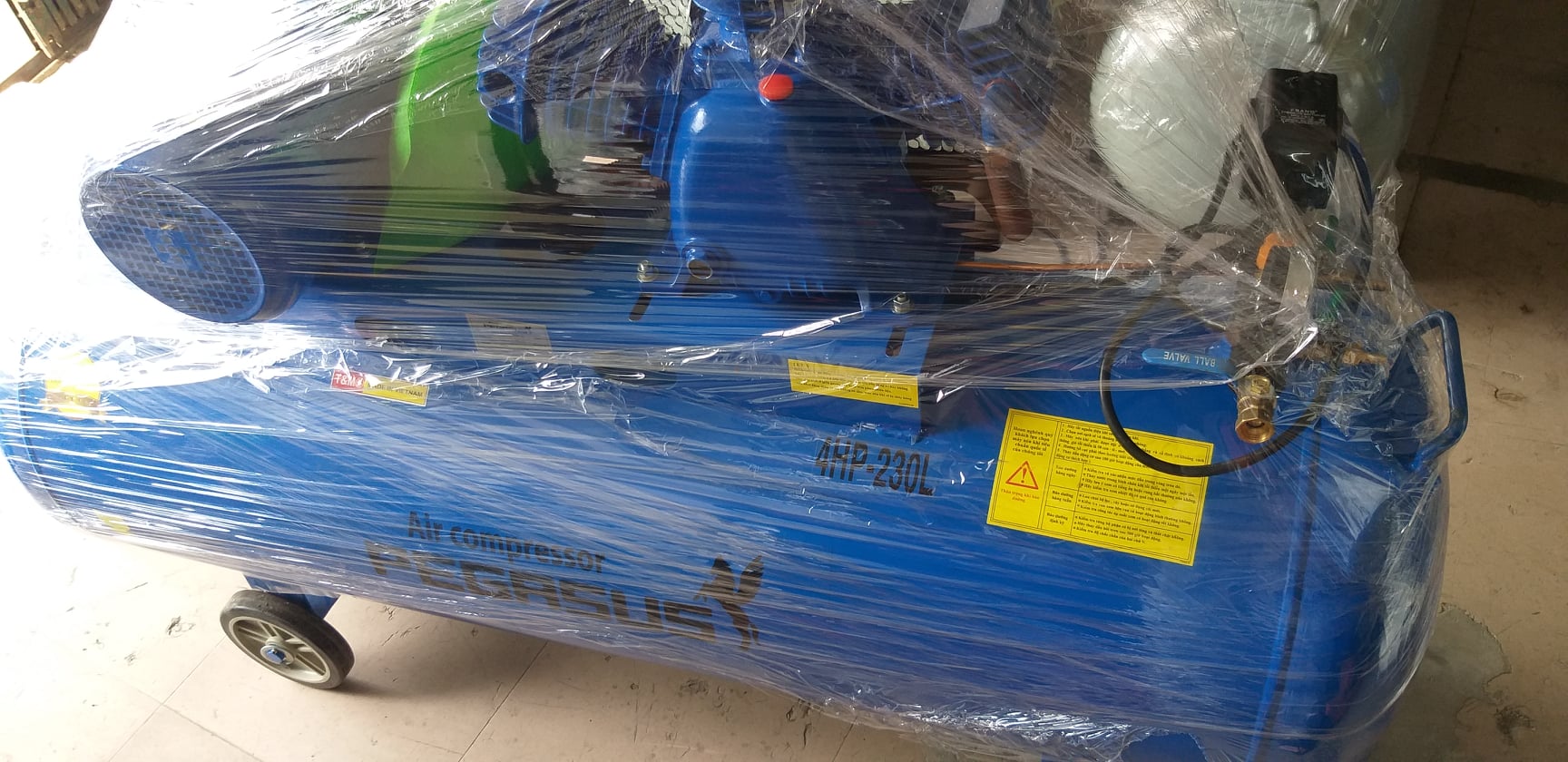 Máy Nén Khí Dây Đai Pegasus 4HP 230L TM-W-0.36/8-230L 380V