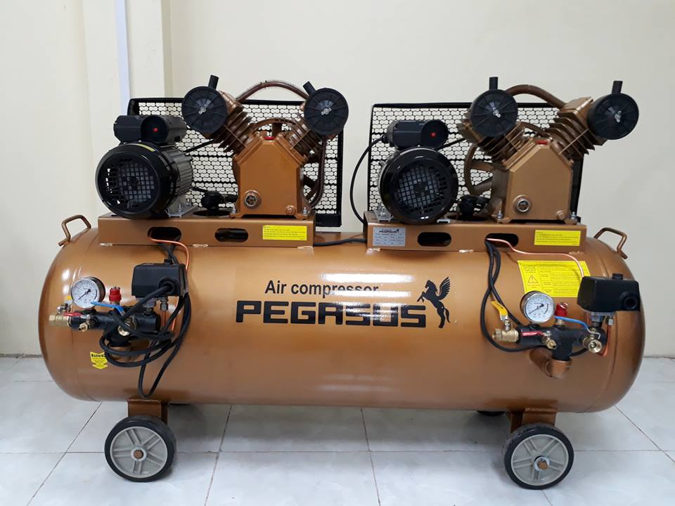Máy Nén Khí Dây Đai Pegasus 3HP TM-V-0.25/12.5×2-230L
