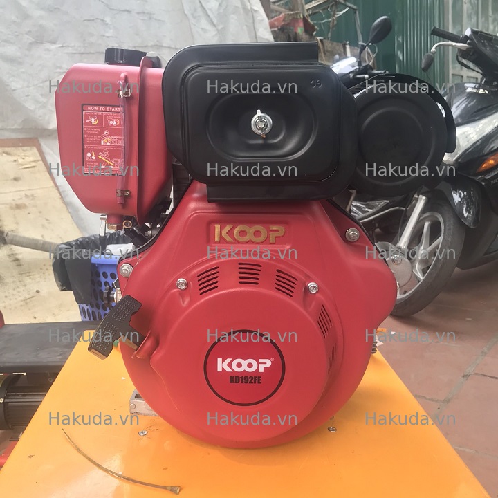 Động Cơ Dầu 10.3HP Koop KD192FE Có Đề