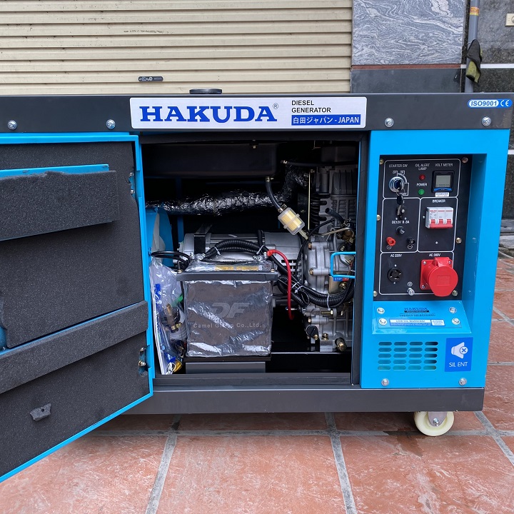 Máy Phát Điện Chạy Dầu 10KVA Hakuda 3 Pha 11