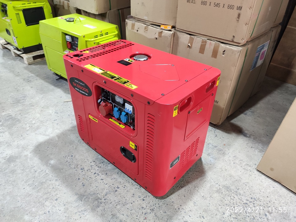 Máy Phát Điện Chạy Dầu 4Kva Midukama SK6500S 3 Pha 4