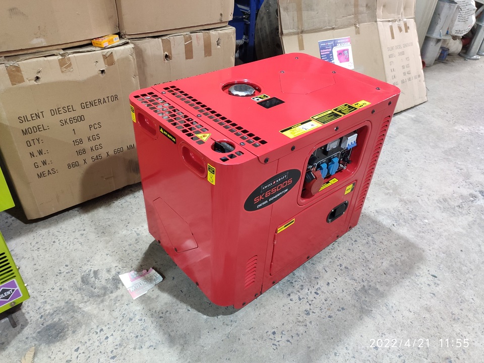 Máy Phát Điện Chạy Dầu 4Kva Midukama SK6500S 3 Pha 1