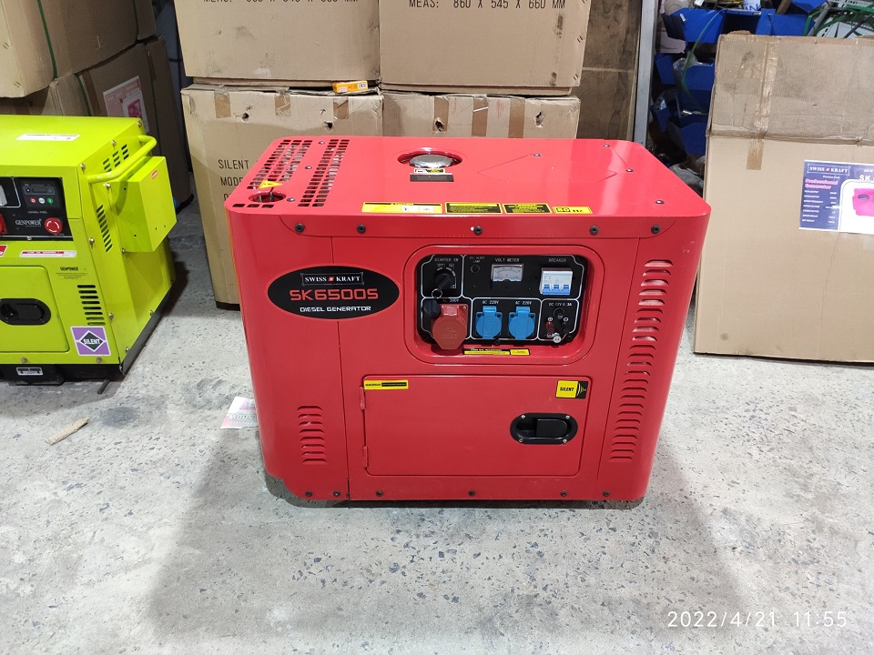 Máy Phát Điện Chạy Dầu 4Kva Midukama SK6500S 3 Pha 3