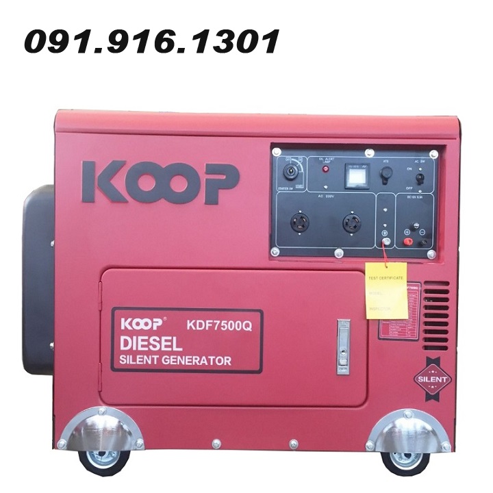 Máy Phát Điện Chạy Dầu 5Kw Koop KDF7500Q
