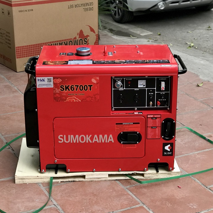 Máy Phát Điện Sumokama Chạy Dầu 5Kw SK6700T 3