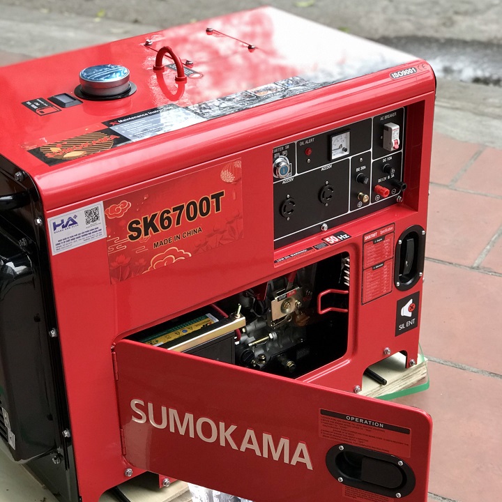 Máy Phát Điện Sumokama Chạy Dầu 5Kw SK6700T 6