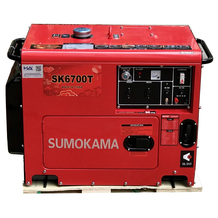 Máy Phát Điện Sumokama Chạy Dầu 5Kw SK6700T 2