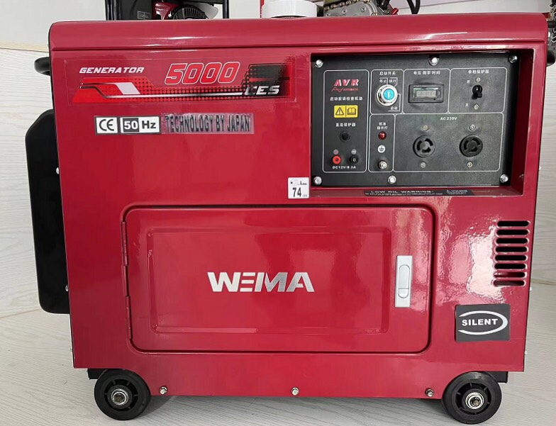 Máy Phát Điện Chạy Dầu 5Kw Weima WM6600CES