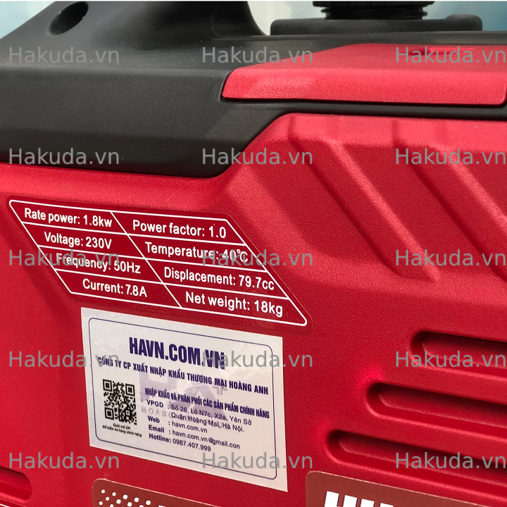 Máy Phát Điện Chạy Xăng 2Kw Huspanda H2300I Inverter 5