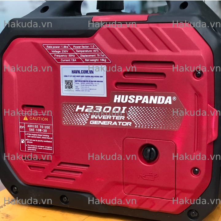 Máy Phát Điện Chạy Xăng 2Kw Huspanda H2300I Inverter 6