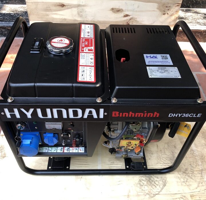 Máy Phát Điện Hyundai Chạy Dầu 2.7KVA-3.0KVA DHY36CLE 2