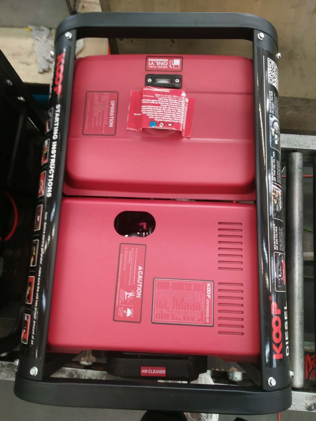 Máy Phát Điện Chạy Dầu 10Kw Koop KDF12000XE