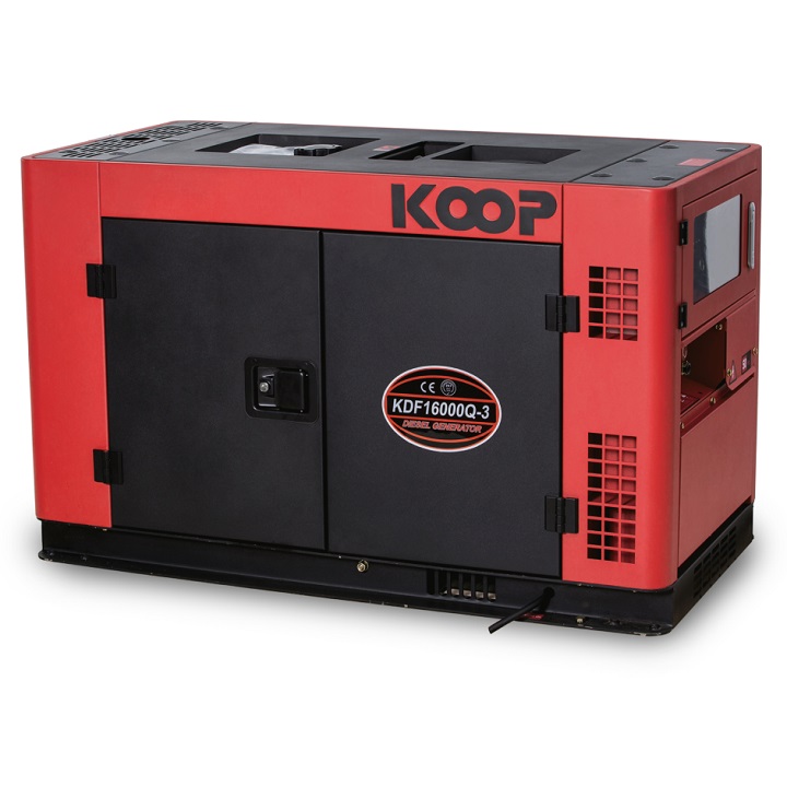 Máy Phát Điện Chạy Dầu 12Kw Koop KDF16000Q 3 Pha