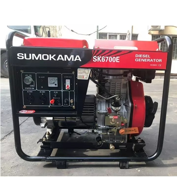 Máy Phát Điện Sumokama Chạy Dầu 5Kw SK6700E Đề 2