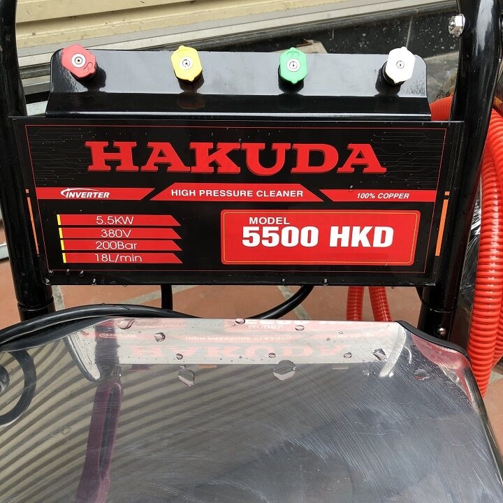 Máy Rửa Xe Công Nghiệp 5.5Kw Hakuda 5500 HKD (Piston Sứ) 2